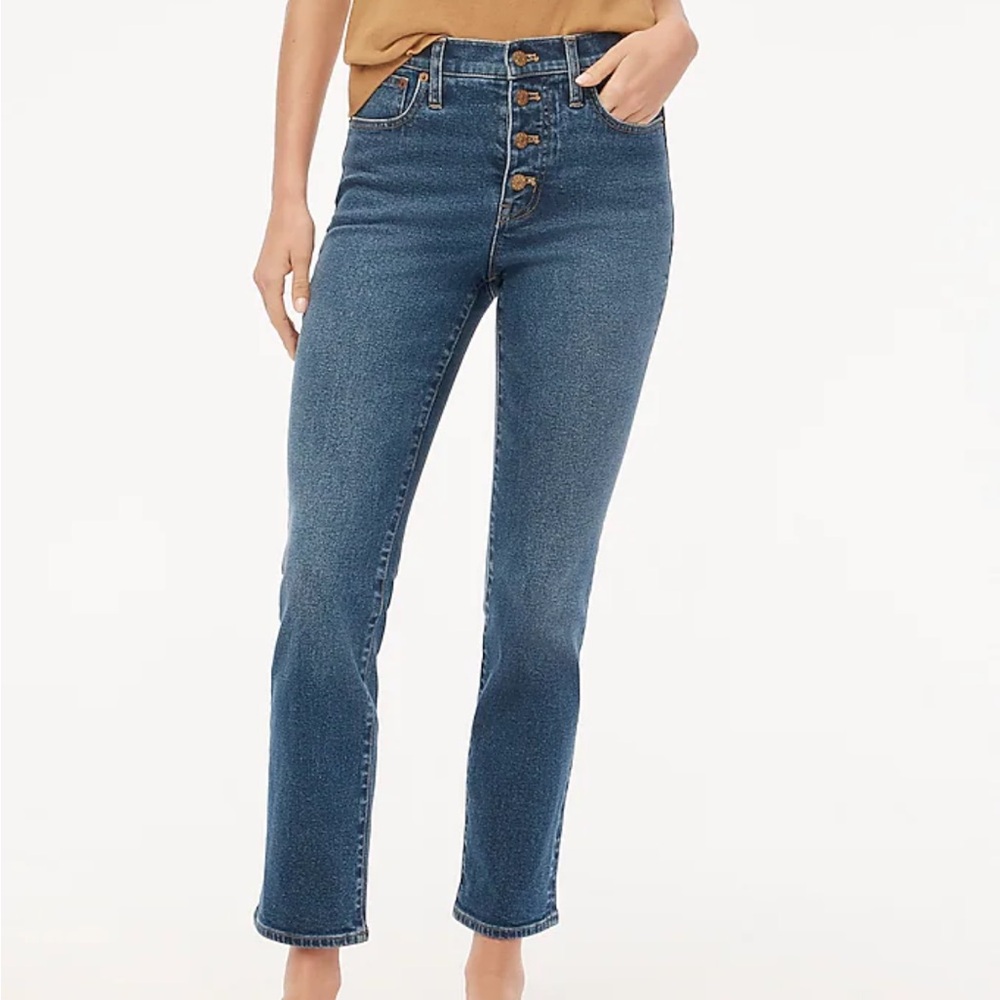 J.Crew Factory Essential strait Jean with button fly